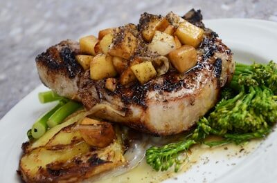 Échine de porc au cidre