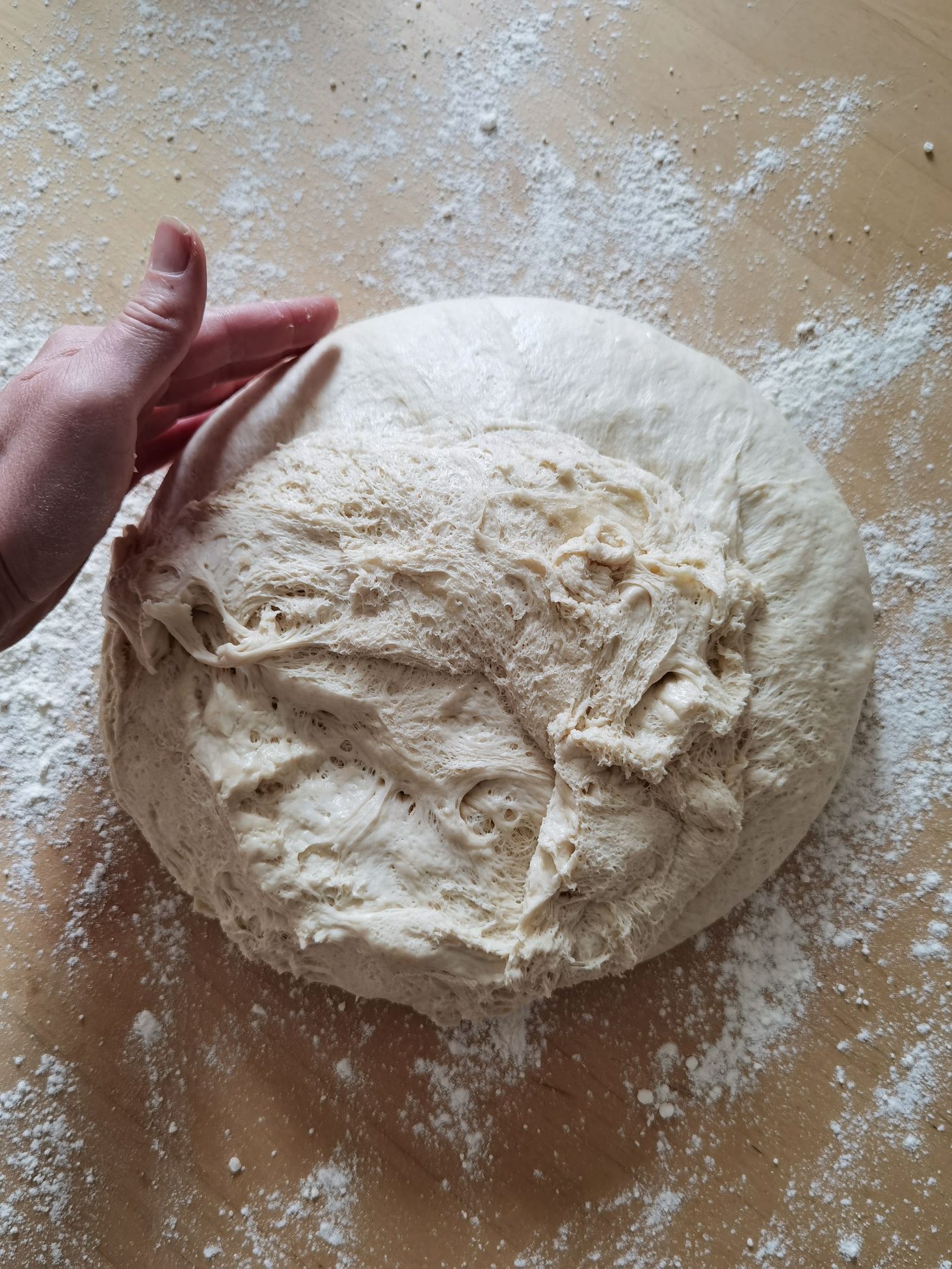 Pâte à pain blanc