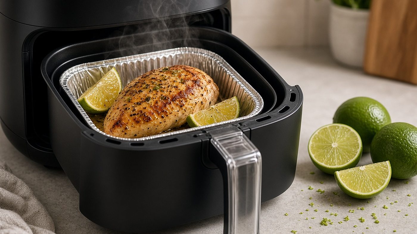 Blanc de poulet au citron vert à l'air fryer