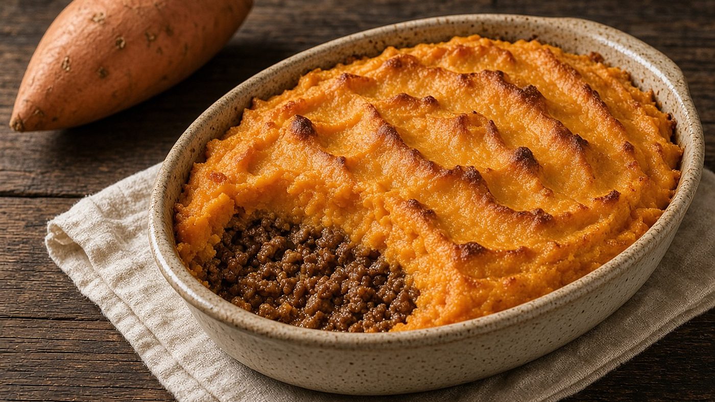Hachis parmentier de patate douce des petits
