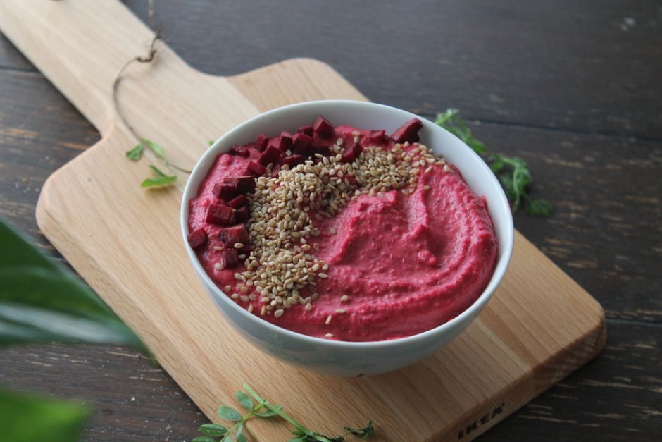 Houmous de betterave