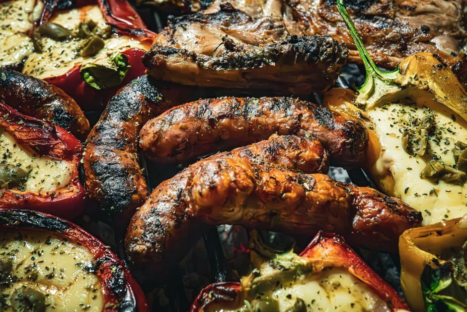 Saucisse de Toulouse grillée et purée maison