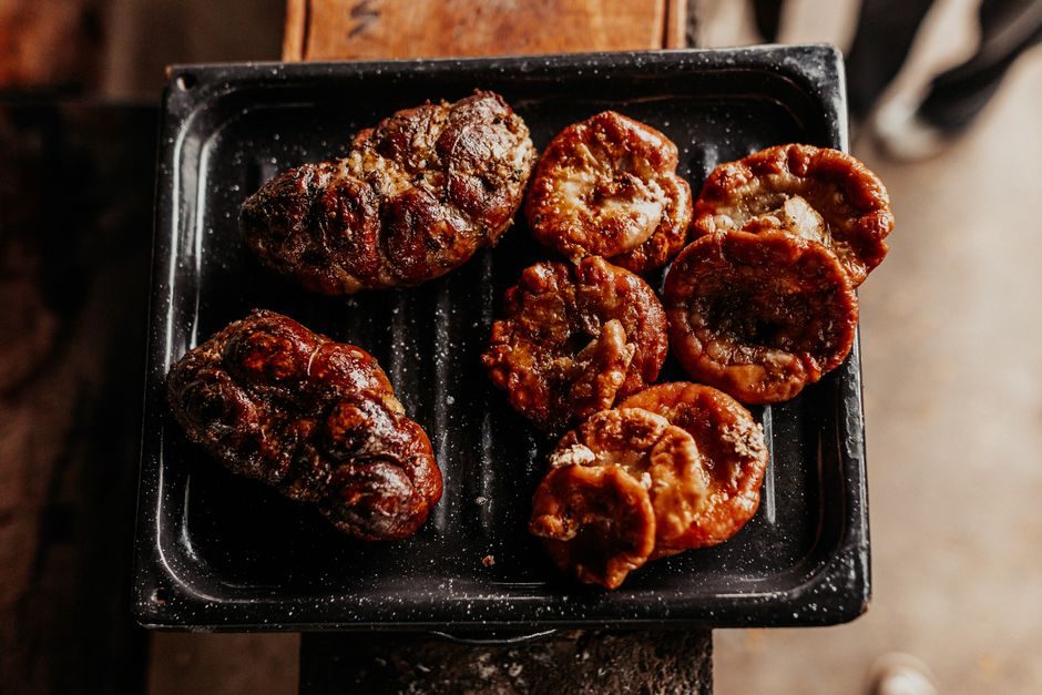 Andouille de Vire poêlée au cidre