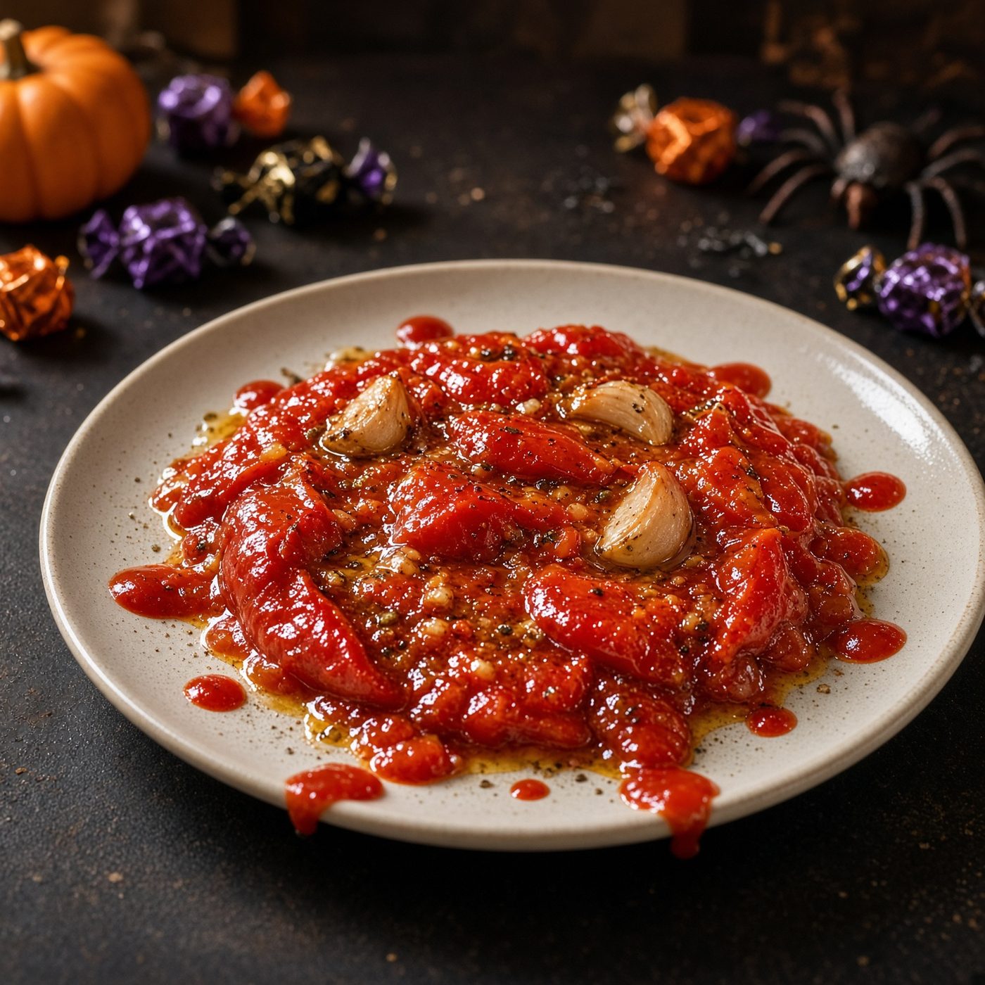 Sauce sanglante poivron rôti