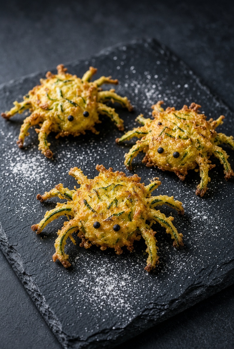 Beignets-araignées de courgette