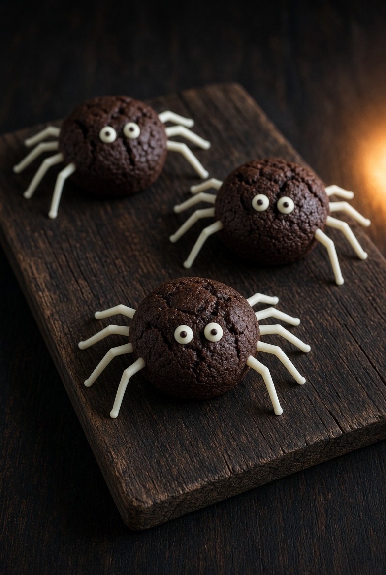 Gâteau araignée au chocolat