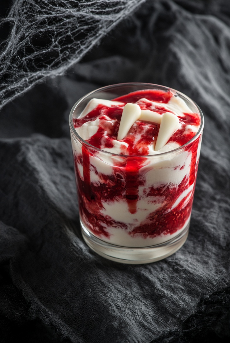 Mousse au sang de vampire