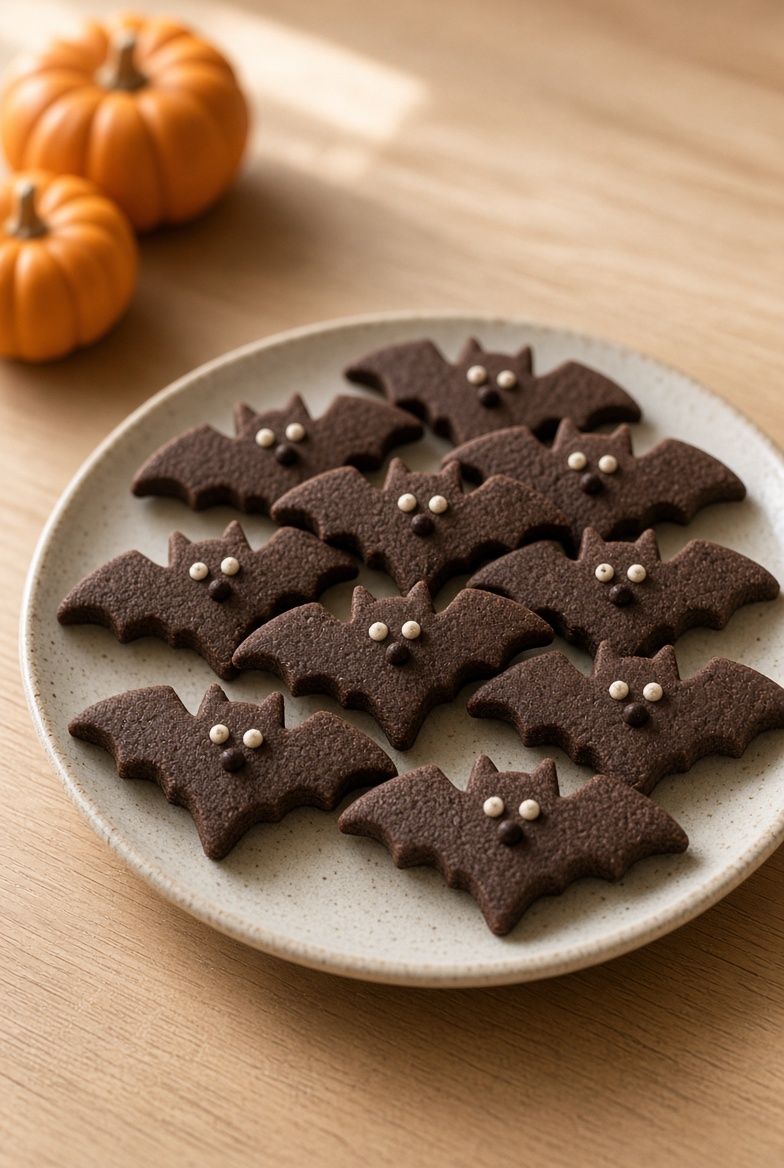Cookies chauve-souris du vampire