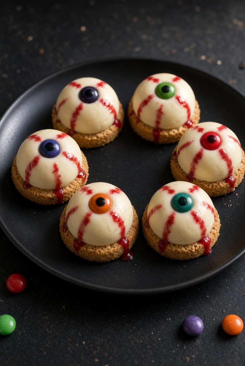 Yeux de sorcière en chocolat