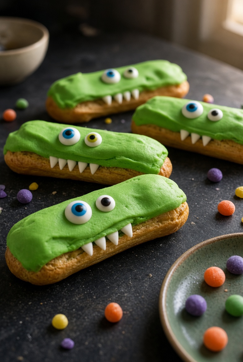 Éclairs monstres verts