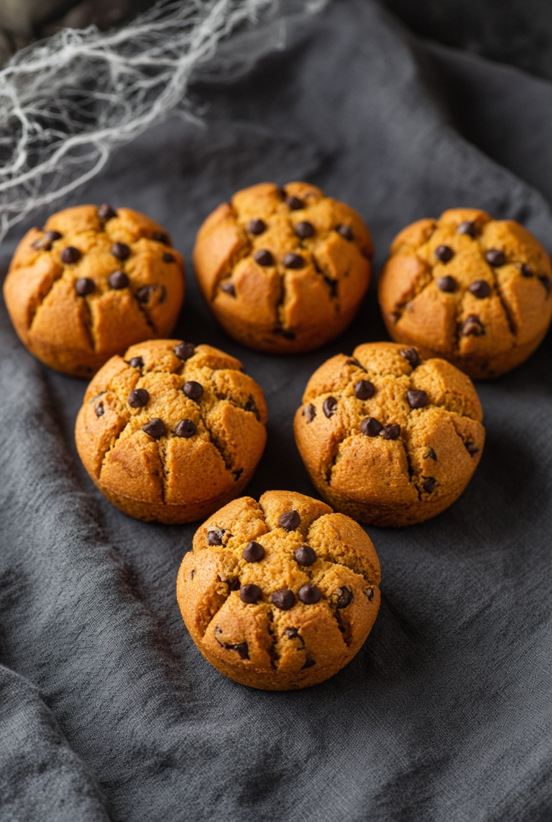 Muffins citrouille pépites