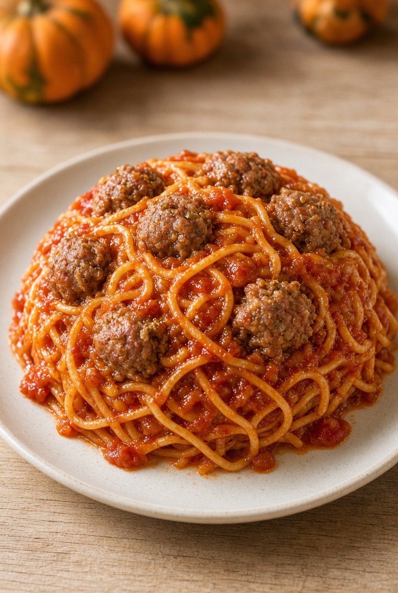 Spaghettis-cerveau de zombie