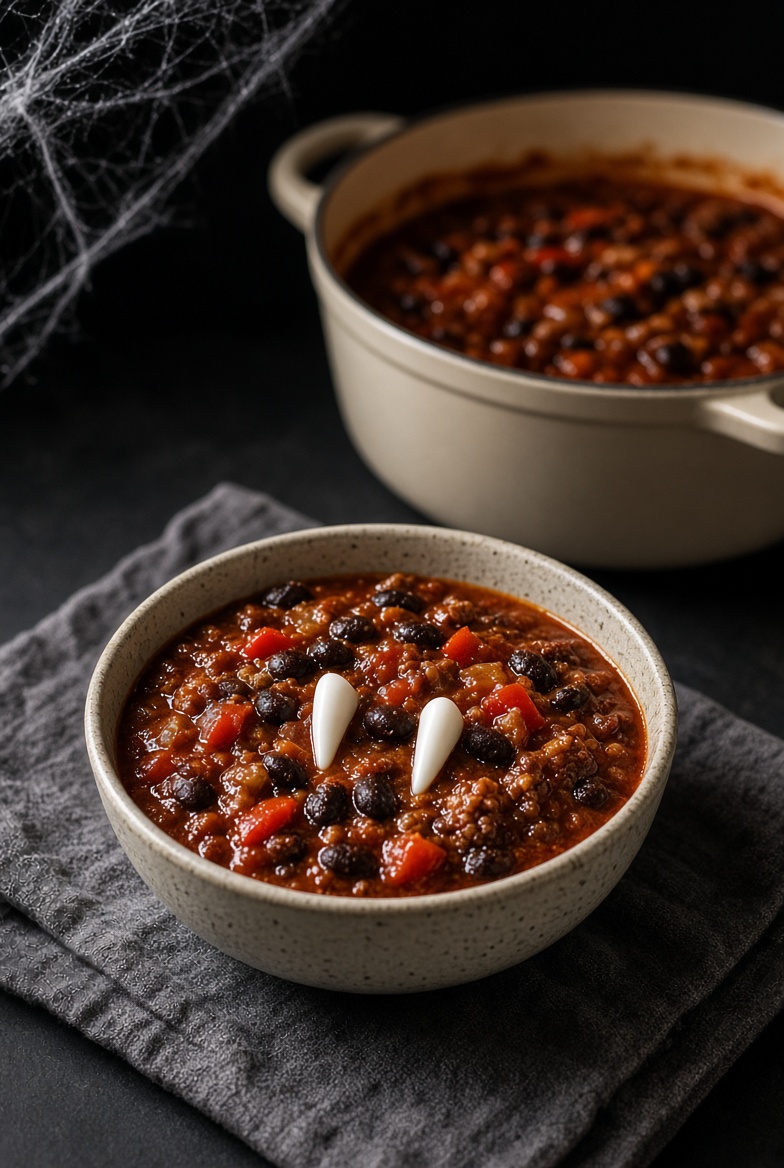 Chili du vampire aux haricots noirs