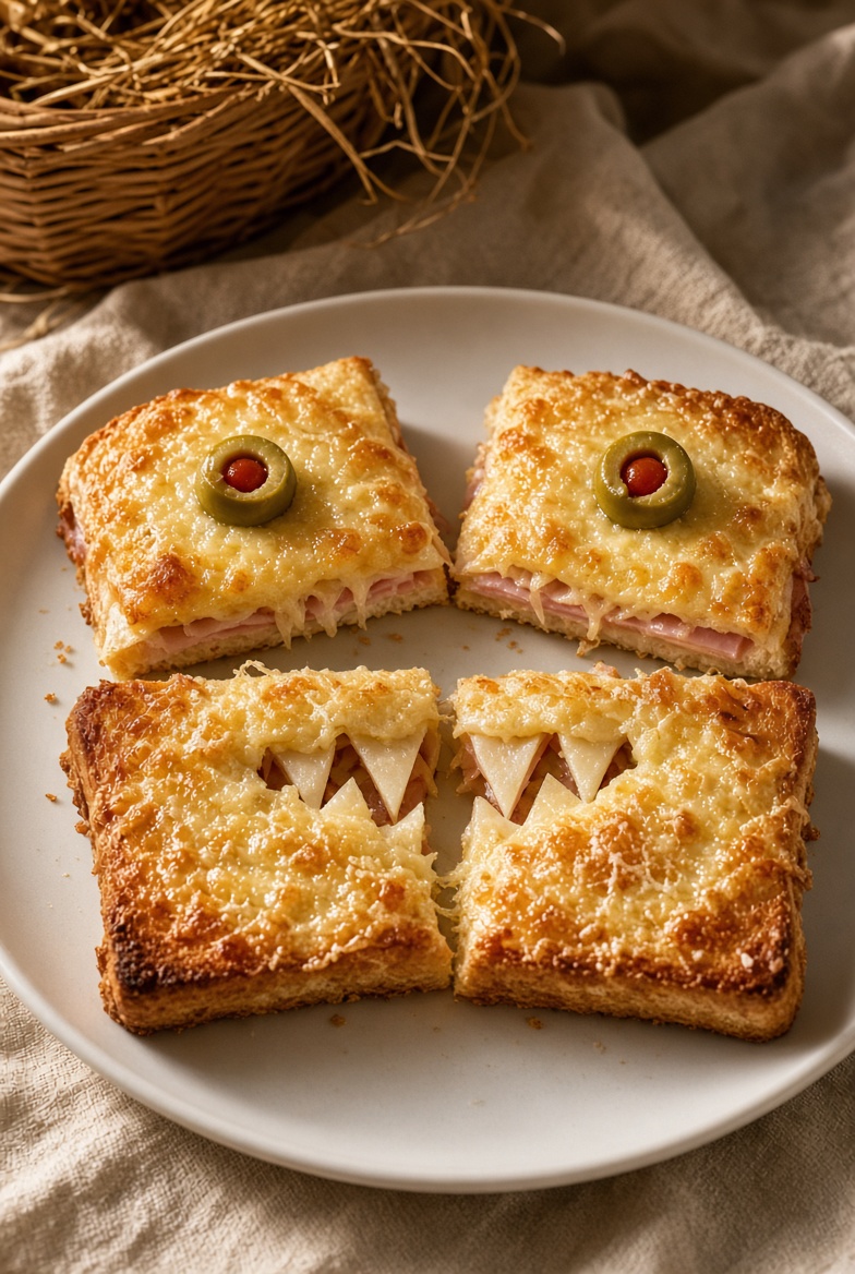 Croque-monstre au jambon
