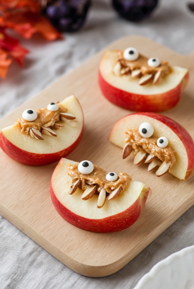 Pommes-monstres rigolotes