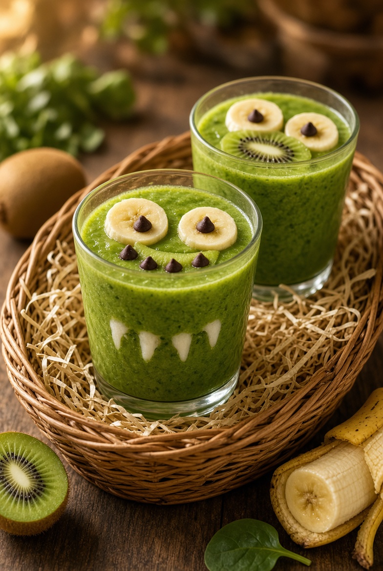 Smoothie monstre vert