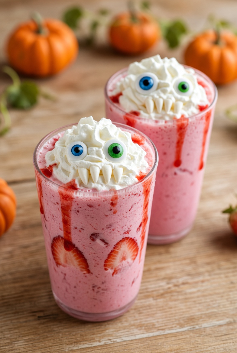 Milkshake monstre à la fraise