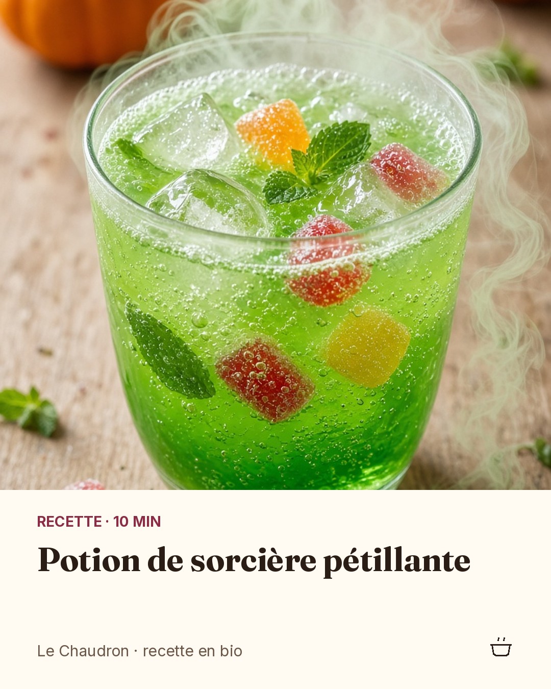 Potion de sorcière pétillante