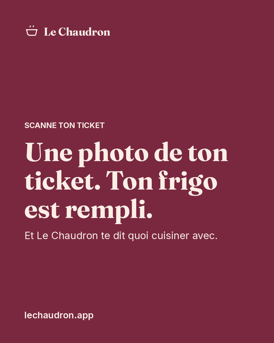 Scanne ton ticket